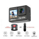 5K Action Camera with Touchscreen Waterproof Black