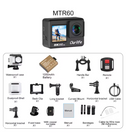 5K Action Camera with Touchscreen Waterproof Black