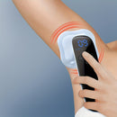 Rechargeable Handheld Massager With 4-Point Head(Blue)