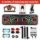 Push-Up Board Set with Resistance Bands