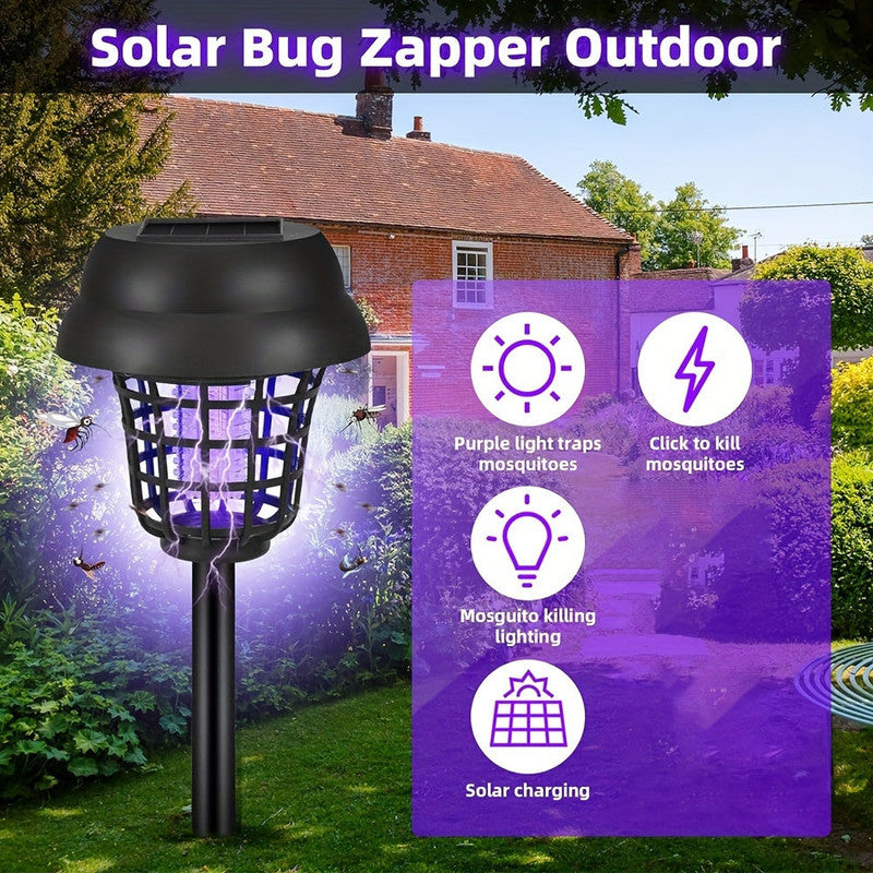 Solar Mosquito Killer Lights Outdoor UV Insect Repellent