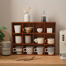 Wood Storage Box & Cup Organizer
