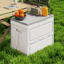 Outdoor Foldable Storage Box with Wheels