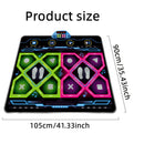 Double Dance Pad LED Rhythm Game Mat