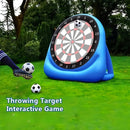 Inflatable Dart Board Game with 2 Soccer Balls