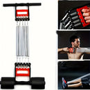 1Pc Multifunctional Spring Pedal Puller Fitness Tensioner(Black)