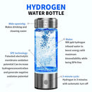Portable Electric Hydrogen Water Bottle Silver