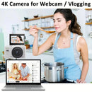 Digital Camera with 3.0 Flip Screen White