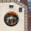 Trendbay Halloween Gothic Witch Wooden Hanging Sign