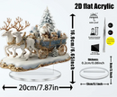 Trendbay Santa Claus & Reindeer Sleigh Desktop Decoration