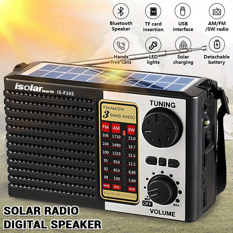 Solar Portable Radio with Digital Speaker