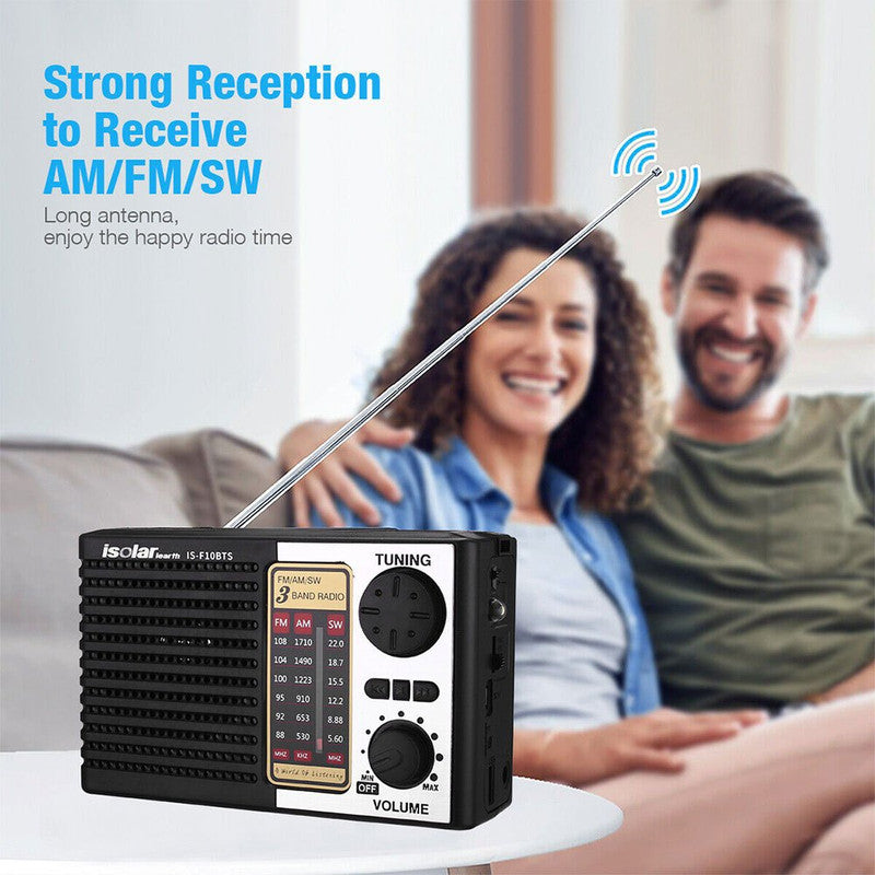 Solar Portable Radio with Digital Speaker