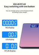 High-Precision Smart Bathroom Scale with LCD Display