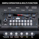 20W Portable Karaoke Speaker with Dual Wireless Mics