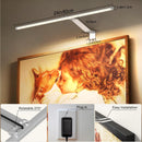 Picture Light for Wall Plug in 24inch, Dimmable LED Art Photo Light with Remote, 3000K Warm White Wall Lights with On/Off Switch Display for Picture, Gallery, Painting, Frame (Silver)