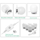 Dimmable Hollywood Style Lighted Vanity Makeup Mirror, LED Vanity Mirror Lights Kit with USB Port for Dressing Table, Mirror Not Included (4000K Natural White 6 Bulbs 5V USB)