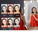 Dimmable Hollywood Style Lighted Vanity Makeup Mirror, LED Vanity Mirror Lights Kit with USB Port for Dressing Table, Mirror Not Included (4000K Natural White 6 Bulbs 5V USB)