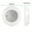 6 LED Light Set with Remote - Cool White for Cabinets & Displays