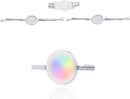 Under Counter LED Light Kit, RGBWW Under Cabinet Lighting, 10 Packs Colored Cabinet Lights with Wireless 40-Key IR Dimmable Remote Control (10 Lights)