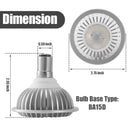 AR70 LED Light Bulb BA15D B15 Base, AC/DC12V Input, 7W 500lm for Home Household Commercial Lighting, 50W Halogen Lamp Replacement(Natural White,4 Pack)