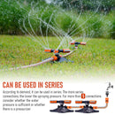 2 PCS Garden Sprinkler, 360° Rotating Lawn & Garden Water Sprinkler, 3-Arm Adjustable, 36 Nozzles, 200㎡ Coverage, Quick Connect