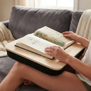 Portable Bamboo Laptop Lap Desk, Bed Tray Table & Workstation for Home, Office, Study & Travel
