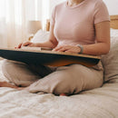 Portable Bamboo Laptop Lap Desk, Bed Tray Table & Workstation for Home, Office, Study & Travel