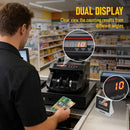 Automatic AUD Money Counter Machine With UV/MG/IR Detection, High-Speed Banknote Counter & Digital Display(29.2x24.6x17.8cm)