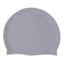 Silicone Swimming Cap Large Waterproof Swim Hat for Long Hair Men Women Adults-Grey
