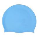 Silicone Swimming Cap Large Waterproof Swim Hat for Long Hair Men Women Adults-Blue