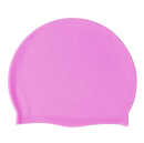 Silicone Swimming Cap Large Waterproof Swim Hat for Long Hair Men Women Adults-Pink