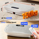 Vibration Plate Exercise Machine, Whole Body Shake Plate with LED Touch Screen & Bluetooth Speaker, Multi-Speed Fitness Platform