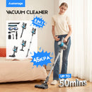 8-in-1 Cordless Vacuum Cleaner 2 Modes Anti-Tangle Brush For Pet Hair On Hardwood Floors & Carpets