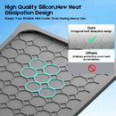 Silicone Cover for Starlink MINI, Anti-Rock/Sand/Hail Waterproof Silicone Case Fits Starlink Standard, Outdoor Roof Protection, Shields Rocks, Sand & Hail-Grey