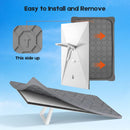 Silicone Cover for Starlink MINI, Anti-Rock/Sand/Hail Waterproof Silicone Case Fits Starlink Standard, Outdoor Roof Protection, Shields Rocks, Sand & Hail-Grey