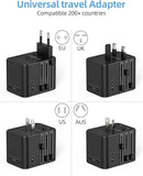 Universal International Power Adapter 2 USB-C &1 USB A