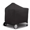 Waterproof Grill Cover with Velcro Straps Compatible with Weber Performer Premium and Deluxe 22 Inch Charcoal Grills, 124 x 65 x 101 cm