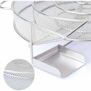 Stainless Steel Cold Smoke Generator Maze with Cleaning Brush for Meat, Fish, Cheese and BBQ Smokers, Silver, 20 x 18 x 5 cm