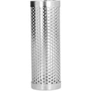 304 Stainless Steel Pellet Smoker Tube with Large Capacity Mesh for Hot and Cold Smoking on BBQ Grills, Silver, 15 x 5 cm