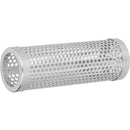 304 Stainless Steel Pellet Smoker Tube with Large Capacity Mesh for Hot and Cold Smoking on BBQ Grills, Silver, 15 x 5 cm