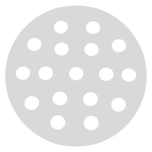 Round Iron Charcoal Grill Grate Replacement Heat Resistant Ventilated for Barbecue Camping Outdoor Picnic Silver 145 mm