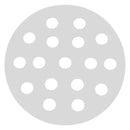 Round Iron Charcoal Grill Grate Replacement Heat Resistant Ventilated for Barbecue Camping Outdoor Picnic Silver 145 mm