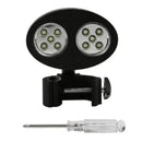 Grill Light With 360 Degree Rotation, Heat Resistant LED Clip On BBQ Light for Grilling, Camping and Outdoor Use, Black