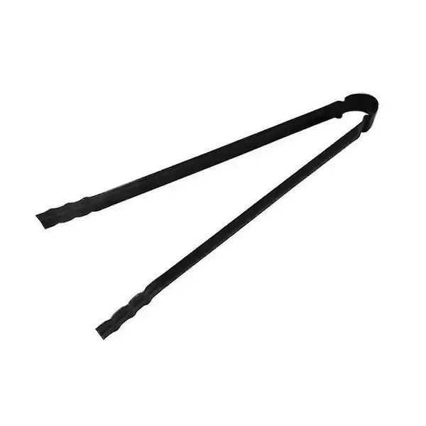 2 Pack Charcoal Tongs Iron Metal Handle Multipurpose Food Clamps for Outdoor Grilling Camping Picnic Fireplace