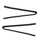 2 Pack Charcoal Tongs Iron Metal Handle Multipurpose Food Clamps for Outdoor Grilling Camping Picnic Fireplace