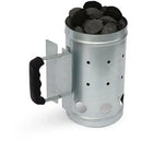 Charcoal Chimney Starter for Charcoal Grills, Galvanized Steel with Cool Touch Bakelite Handle, Outdoor BBQ, Grey, 15.8 x 15.8 x 27 cm