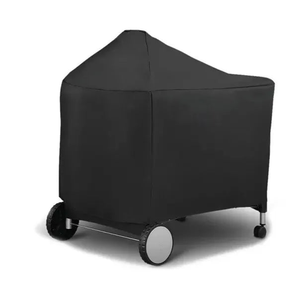 Waterproof Charcoal Grill Cover UV Resistant Weatherproof Protection for Outdoor Camping Black 124 x 65 x 101 cm