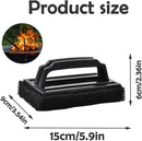 3 Pack Grill Cleaning Brush Set, Deep Cleaning PP Bristle Scrubber With Handle for Gas, Charcoal and Electric Grills, Black
