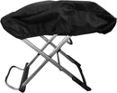 Compact Grill Cover Adjustable Elastic Hem 210D Oxford Fabric for Outdoor Gas Charcoal Grills Black 100 x 47 x 25 cm