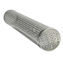 304 Stainless Steel BBQ Smoker Tube for Hot and Cold Smoking on Gas, Charcoal and Electric Grills, Silver, 30 cm